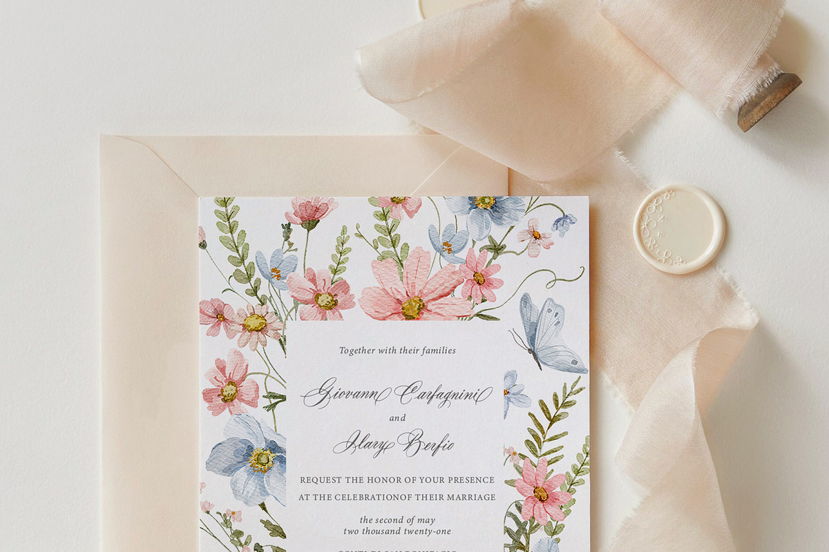 Watercolor Tiny Meadow, a Decorative Illustration by AleksaArt (Photo 8 of 13)