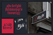 Boomsong Typeface, a Blackletter Font by alit design (Thumbnail 13 of 16)