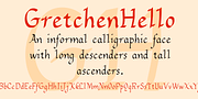 GretchenHello, a Handwritten Font by Ingrimayne Type (Thumbnail 2 of 10)