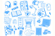 Cozy workspace Lineart, a Work Illustration by Carpet Tapete Pretzel (Thumbnail 2 of 3)