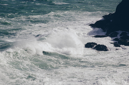 Waves at the coast 03 stock photo containing waves and ocean, a Nature Photo by PhotoMarket