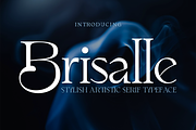 Brisalle Stylish Artistic Font, a Serif Font by Graphue (Thumbnail 1 of 9)
