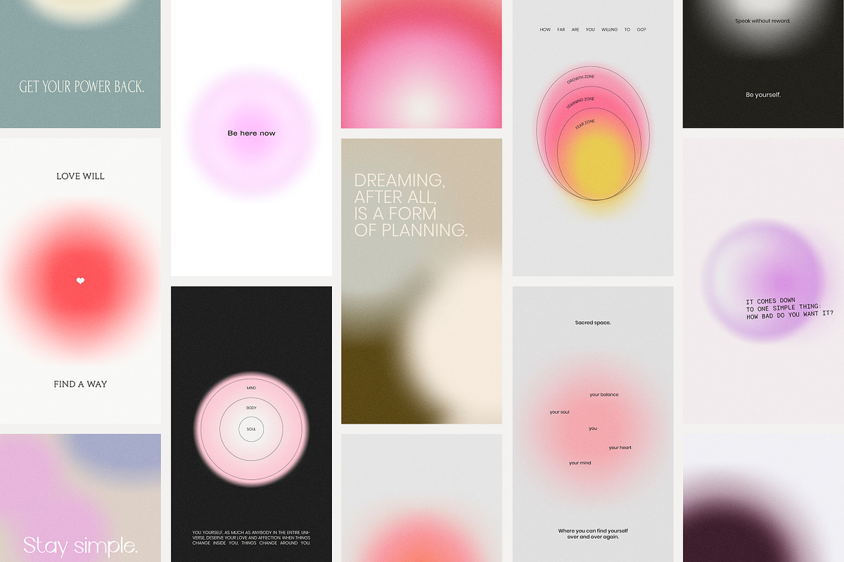 Instagram Quotes Posts Stories PS, a Social Media Template by Love Radiation Studio (Photo 14 of 19)