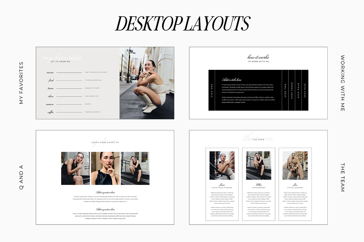 About Page Showit Add On Templates, a Websites & App Template by Blush Created (Photo 6 of 10)