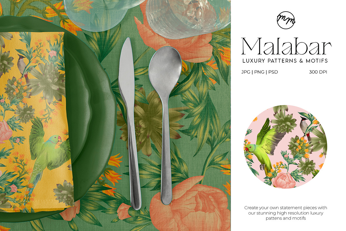 Malabar Patterns and Motifs, a Pattern Graphic by MenoMelo Studio (Photo 5 of 7)