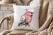 Whimsical Summer Tropical Birds Clip, an Illustration by OK Design (Thumbnail 5 of 6)