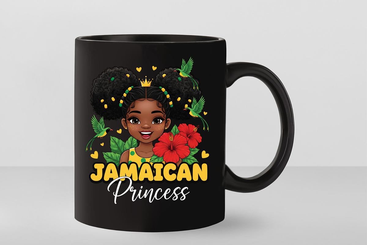 Jamaican Princess PNG, Afro Girl, a Graphic by Vector Portal (Photo 3 of 6)