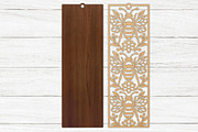 Honey Bee Bookmark SVG Cut File, an Object Graphic by Libby Wishes (Thumbnail 2 of 3)