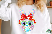 Yarn Crochet Easter Bunny Coquette, an Illustration by Craft Nest (Thumbnail 3 of 4)