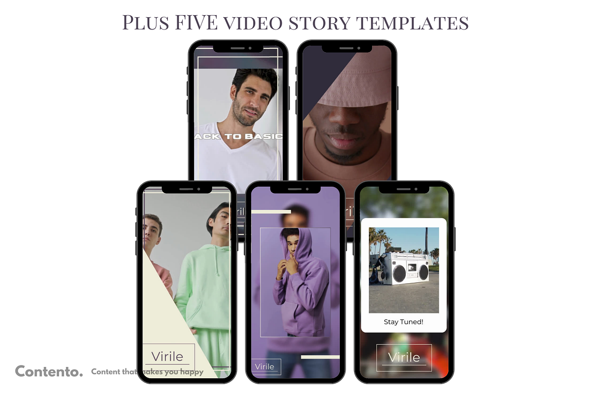 Virile Instagram Canva Pack, a Social Media Template by Contento BH (Photo 3 of 3)