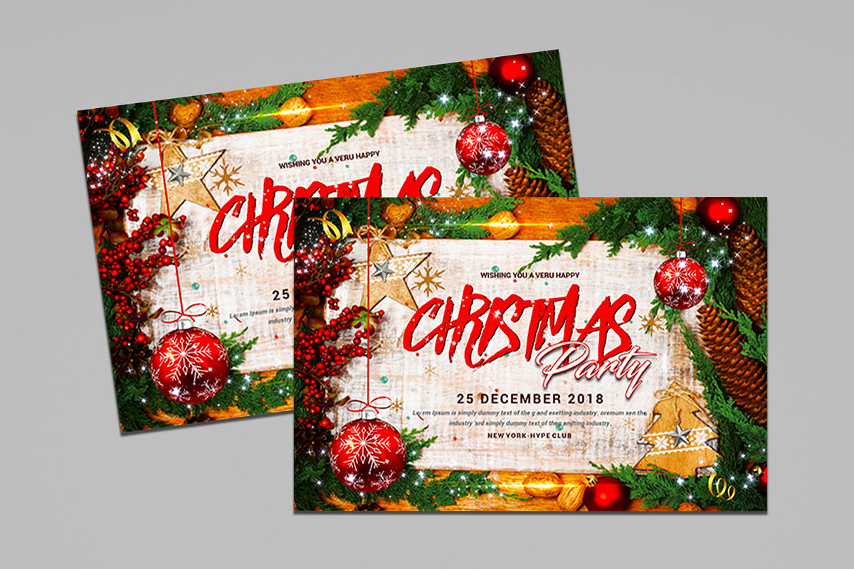 50-Christmas Flyers Bundle, a Flyer Template by AfzaalGraphics (Photo 41 of 49)