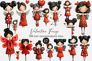 Valentine Fairy clipart, an Illustration by Designworld (Thumbnail 1 of 3)