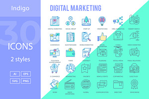Digital Marketing Icons