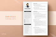 Modern Resume CV Template with photo, a Resume Template by MAM Design (Thumbnail 2 of 10)