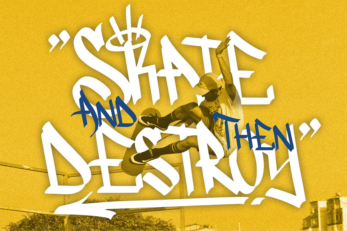 Amperas - Graffitti Font, a Script Font by Allouse Studio (Photo 5 of 8)