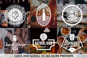 Beer and Homebrew Logos and Badges, a Branding & Logo Template by Lustra Frisk (Thumbnail 2 of 3)