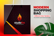 Shopping Bag Template Bundle, a Stationery Template by ContestDesign (Thumbnail 2 of 9)