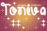 Toniva Headline Font, a Font by PutraCetol Studio (Thumbnail 1 of 5)