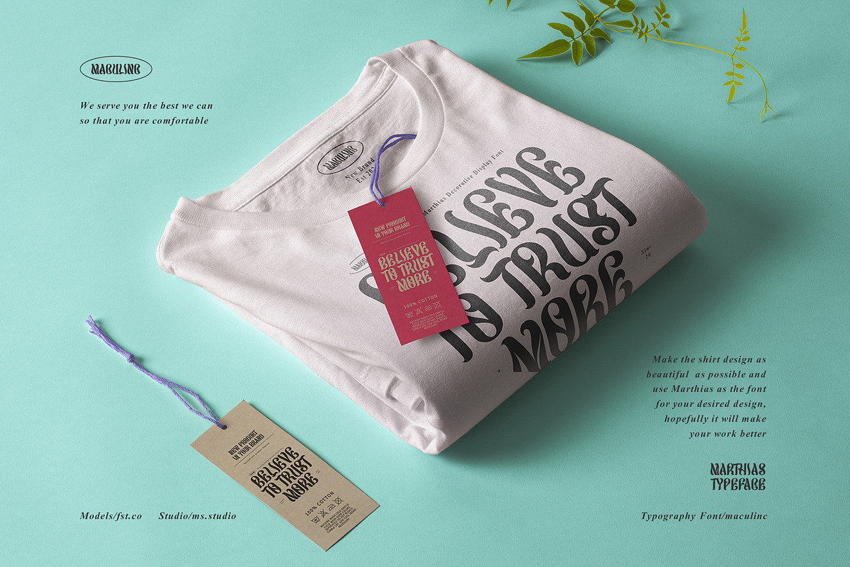 Marthias - Display Font, a Sans Serif Font by Maculinc Type (Photo 3 of 10)
