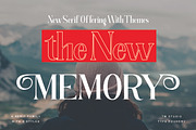 The New Memory, a Serif Font by TM Type (Thumbnail 1 of 17)