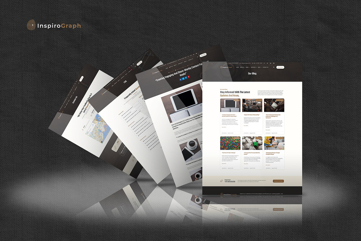 InspiroGraph -Elementor Pro Kit, a Websites & App Template by Select Agency Designs (Photo 7 of 8)