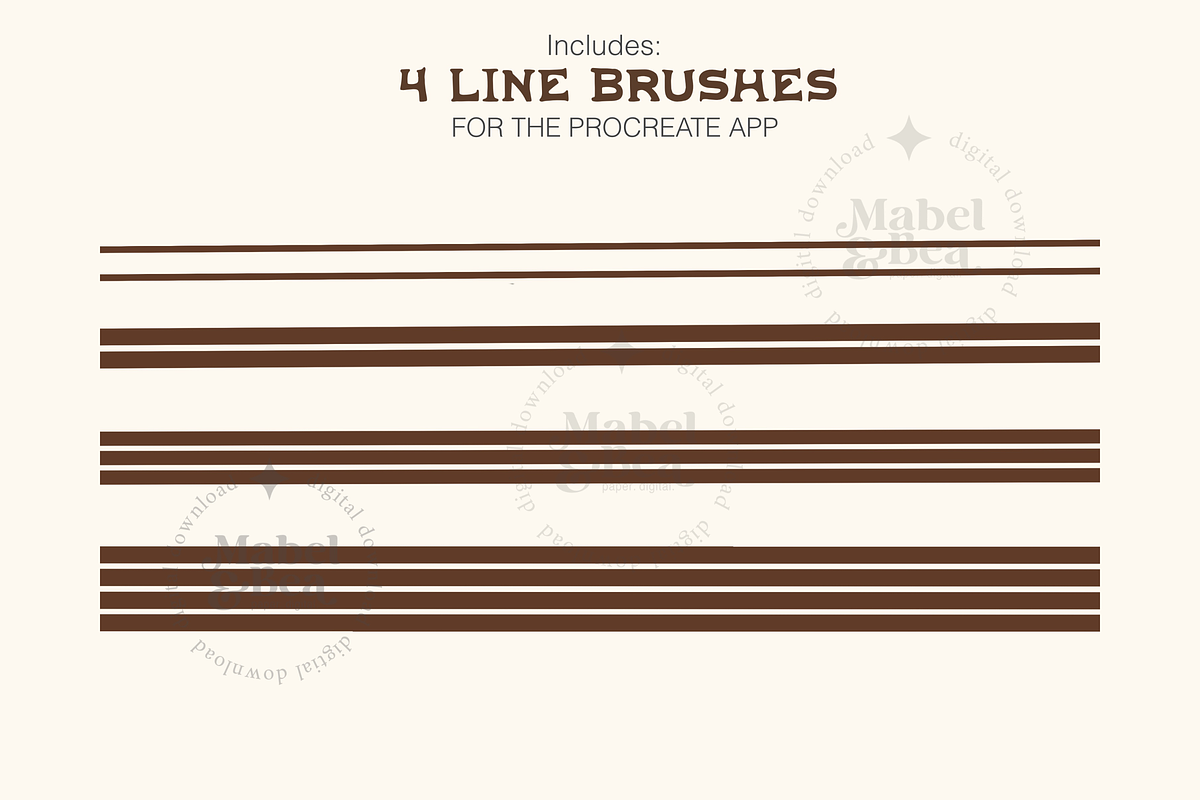 Retro Character Creator Brush Set, a Brush Add-On by Mabel & Bea (Photo 8 of 9)