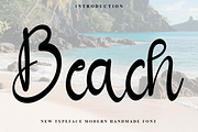 Beach, a Handwritten Font by FreshTypeINK (Thumbnail 1 of 7)