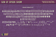 Son of Spook Show, a Sans Serif Font by Paper Moon Graphic Supply (Thumbnail 8 of 18)
