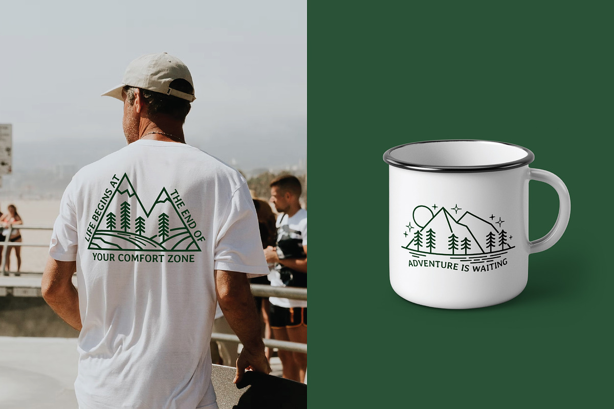 Outdoor Adventure Quotes Badges, a Branding & Logo Template by Dordar.Lab (Photo 4 of 5)