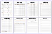 2025 Project Planner Canva Template, a Stationery Template by Mustafiz (Thumbnail 4 of 4)