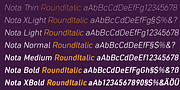Nota-Rounded, a Sans Serif Font by Wiescher-Design (Thumbnail 7 of 7)