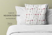 Acrylic Meadow Flowers Mini Set, a Decorative Illustration by MayaNavits (Thumbnail 9 of 9)