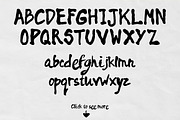 Rainy Days - a Playful typeface, a Script Font by Anna Ivanir (Thumbnail 3 of 5)