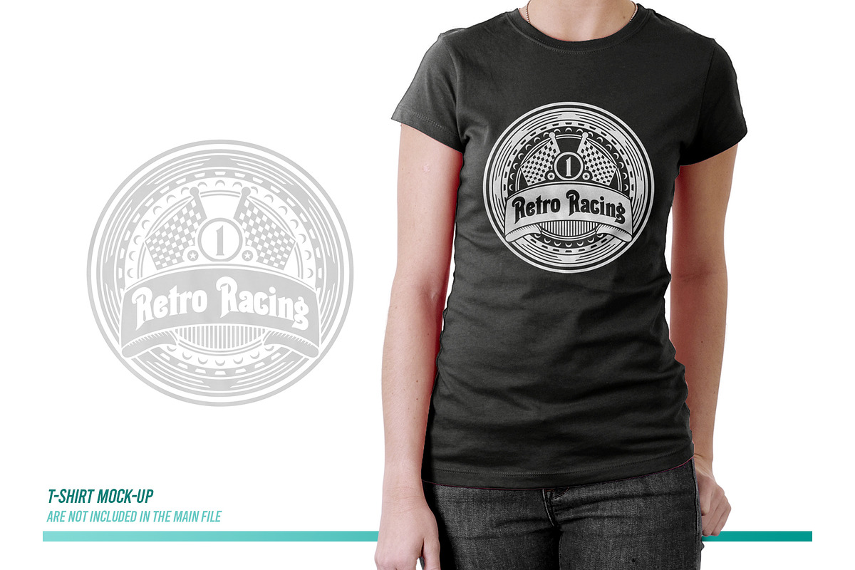 Retro Racing T-Shirt, a Templates & Theme by The Design For Co. (Photo 3 of 3)