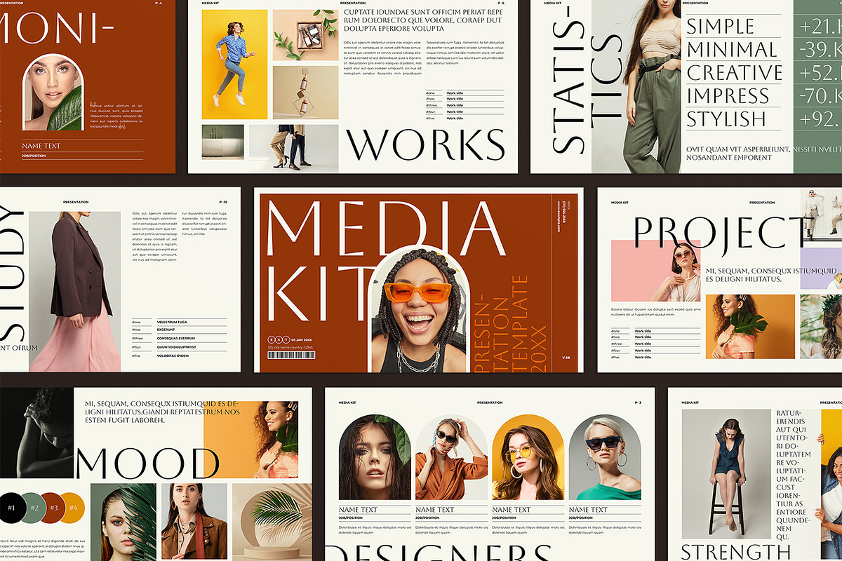 Media Kit Template, a Presentation Template by E-Type (Photo 1 of 5)