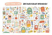 Back to School Clipart, an Education Illustration by spirka.art (Thumbnail 2 of 8)