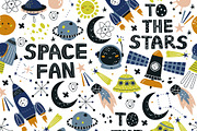 Space patterns, a Pattern Graphic by narinadraban (Thumbnail 6 of 6)