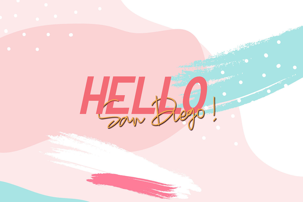 San Diego - Font Duo + Extra Logo, a Handwritten Font by Dm Studio (Photo 10 of 10)