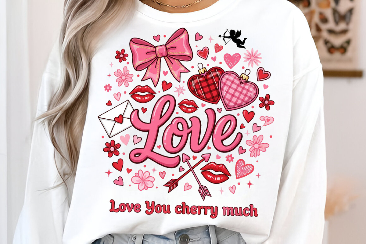Love You Cherry much PNG, an Illustration by SinaCreation (Photo 4 of 11)