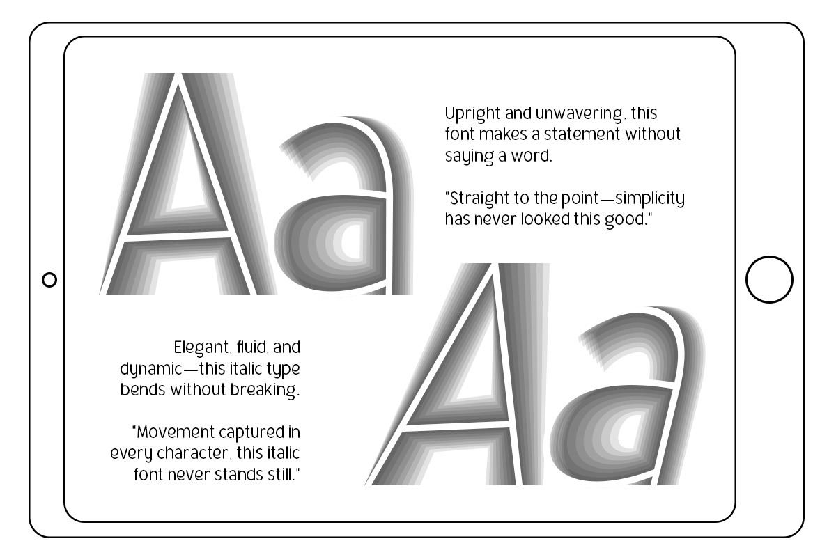 Bener Rounded - Sans Serif Rounded D, a Sans Serif Font by Afkari Studio (Photo 4 of 12)