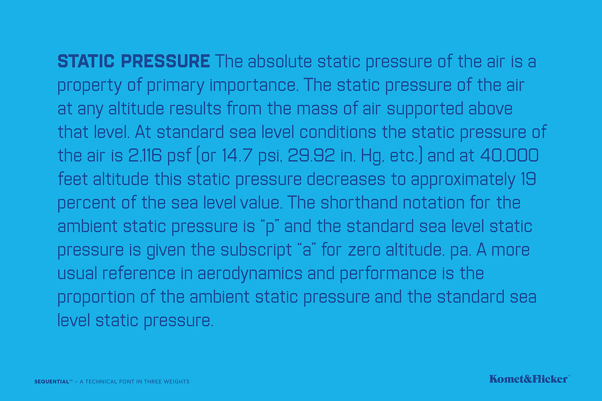 Sequential - A Technical Font, a Sans Serif Font by Komet & Flicker (Photo 8 of 12)