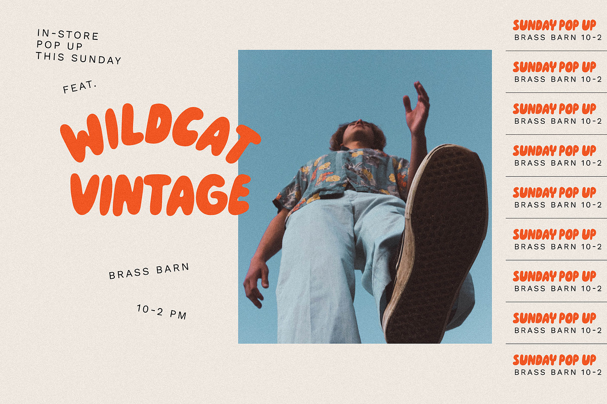 Bounce House • Bubble Letter font, a Sans Serif Font by Becky Simpson (Photo 3 of 16)