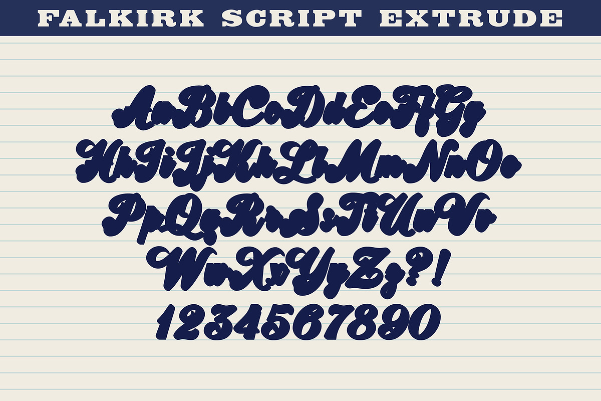Falkirk Script Font Family, a Script Font by Mysterylab Designs (Photo 4 of 9)