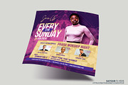 Church Flyer Template - PSD, a Flyer Template by Satgur Graphic Design (Thumbnail 4 of 4)