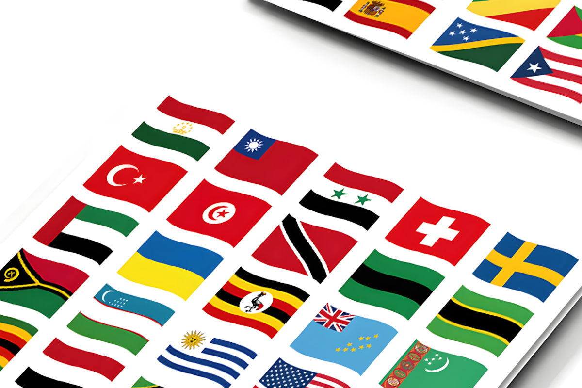 Wavy Flags (232 AI SVG PDF PNG), a Solid Icon by alpercakici (Photo 5 of 5)