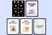 Mega Hyperlinked Digital Bundle, a Stationery Template by Shumaya (Thumbnail 2 of 5)