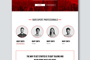 Website Landing Page Design Layout, a Landing Page Template by MightyDesign (Thumbnail 3 of 8)