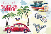 Summer watercolour set, an Illustration by Splash! (Thumbnail 4 of 4)