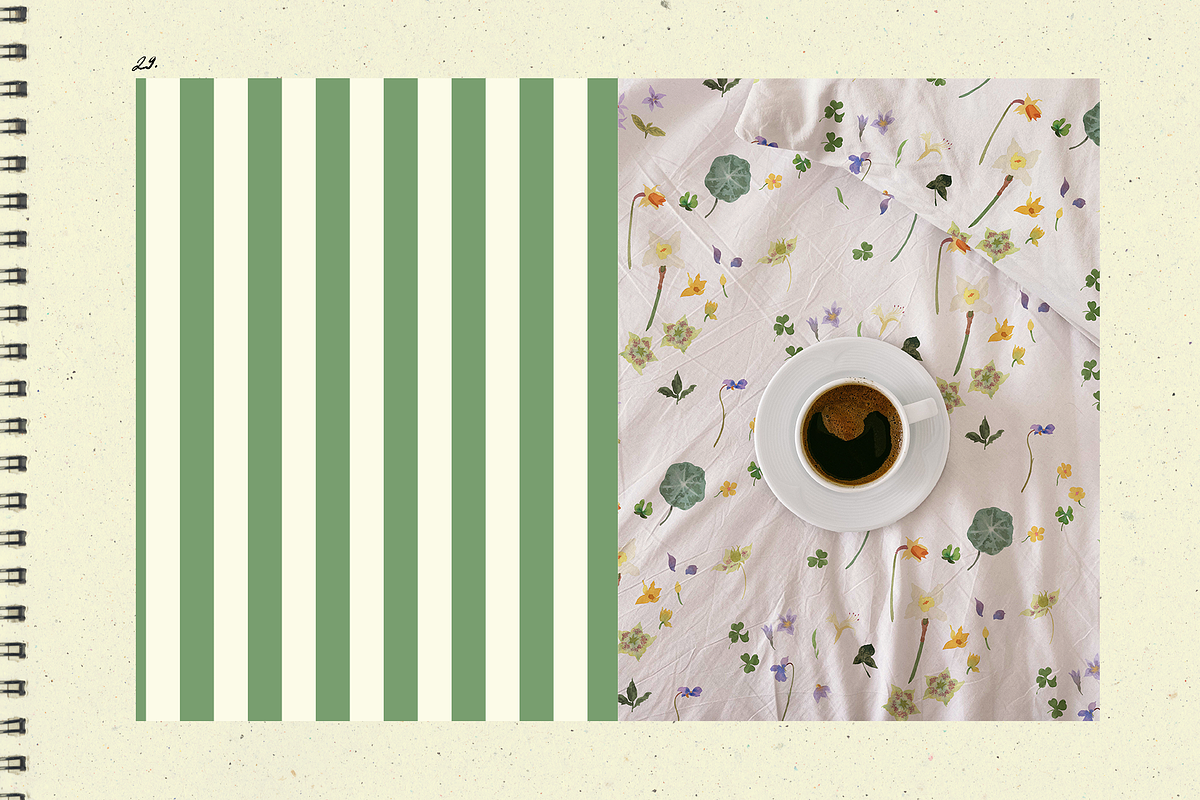 Watercolor flowers, a Pattern Graphic by NKTN (Photo 10 of 15)