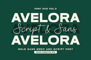 Avelora - Elegant Script & Sans Font